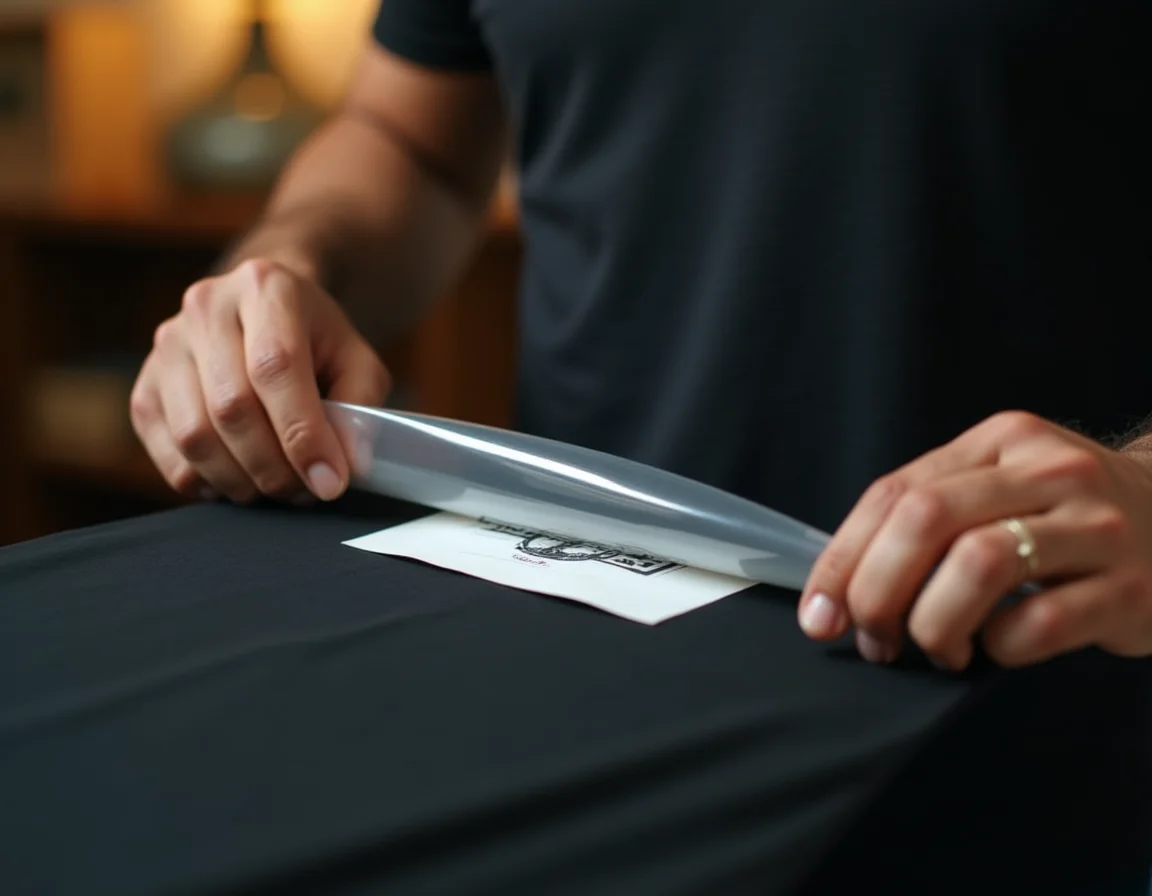 Heat press machine with correct temperature settings for DTF printing