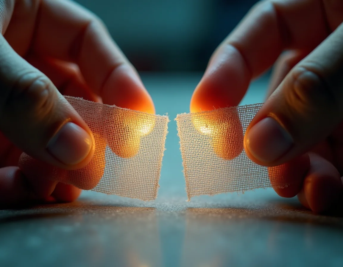 Different mesh counts showing thread density and opening size for screen printing