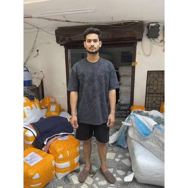 240 GSM Acid Wash / Mineral Wash Oversized T-Shirt