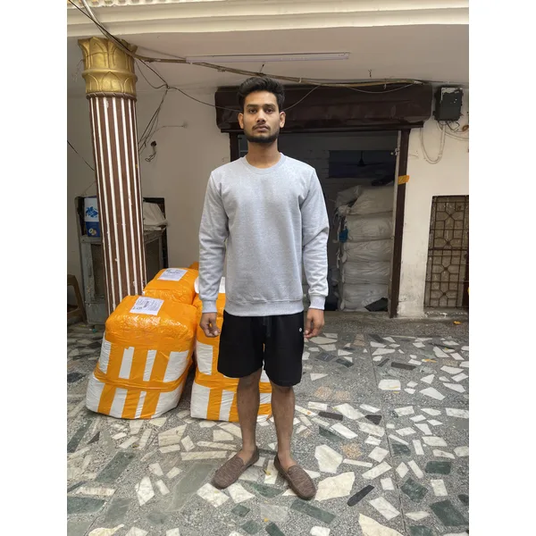 320 GSM Cotton Brushed Loopknit Crewneck Sweatshirt